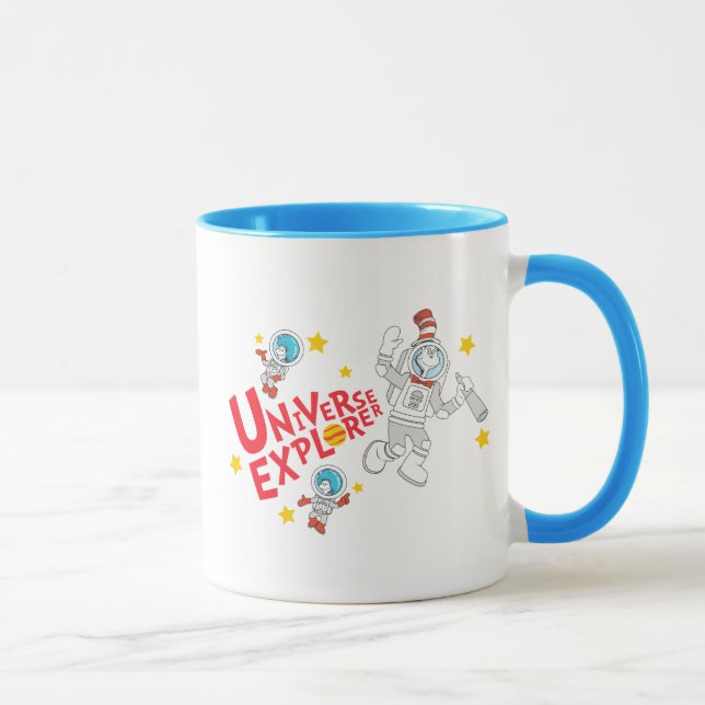Caneca Dr. Seuss | Gato no Explorador do Universo do Chap (Direita)