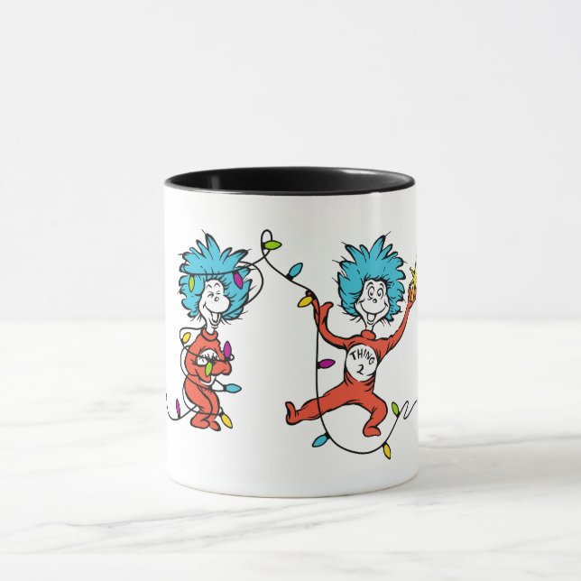 Caneca Dr. Seuss | Grinch | Coisa Um Coisa Dois Dançando (Centro)