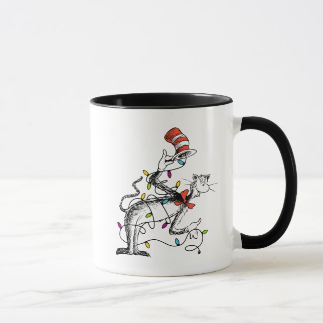 Caneca Dr. Seuss| Grinch| Gato Mischivado no Ha (Direita)