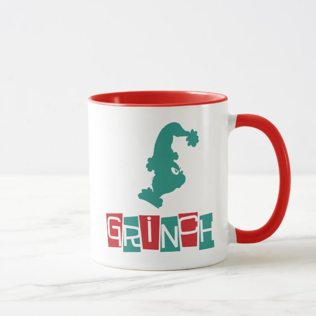 Caneca Dr. Seuss | Grinch - Vermelho & Verde (Direita)