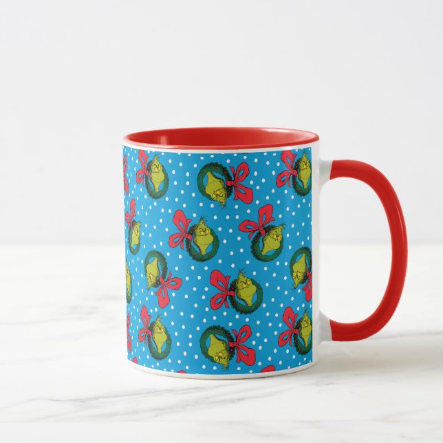 Caneca Dr. Seuss | Grpolegadas | Padrão De Fera De Natal (Direita)