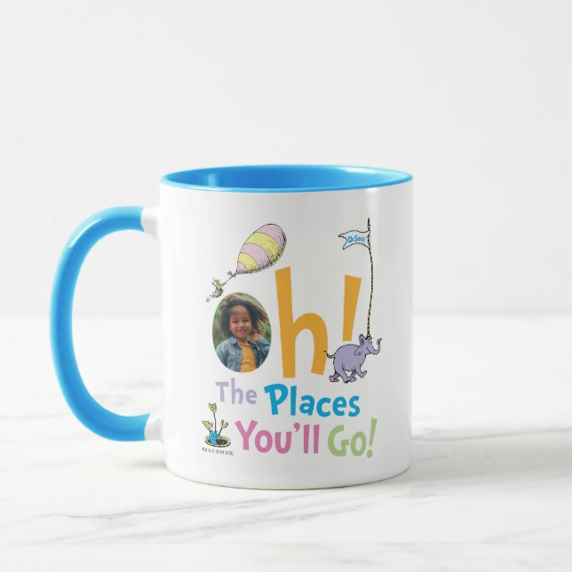 Caneca Dr. Seuss | Oh, Os Lugares Que Você Vai! -Foto (Esquerda)