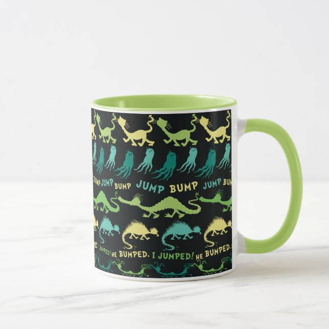 Caneca Dr. Seuss | Padrão de Halloween "Bump Jump" (Direita)