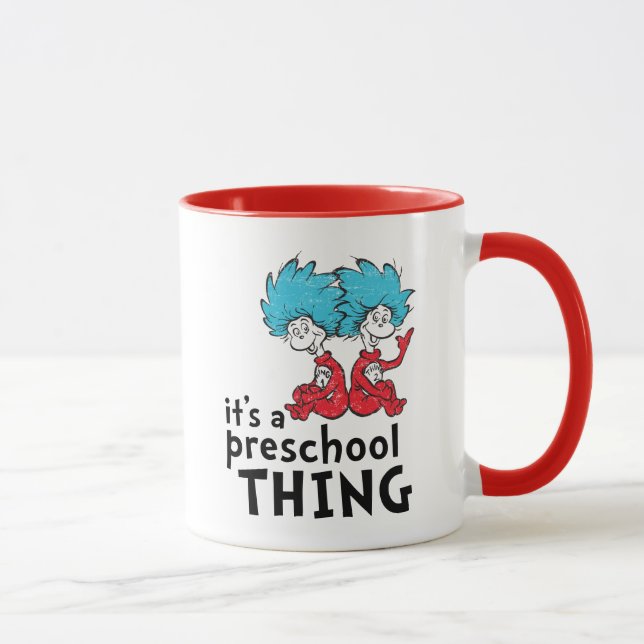 Caneca Dr. Seuss | Professor É Uma Coisa de Pré-Escola (Direita)