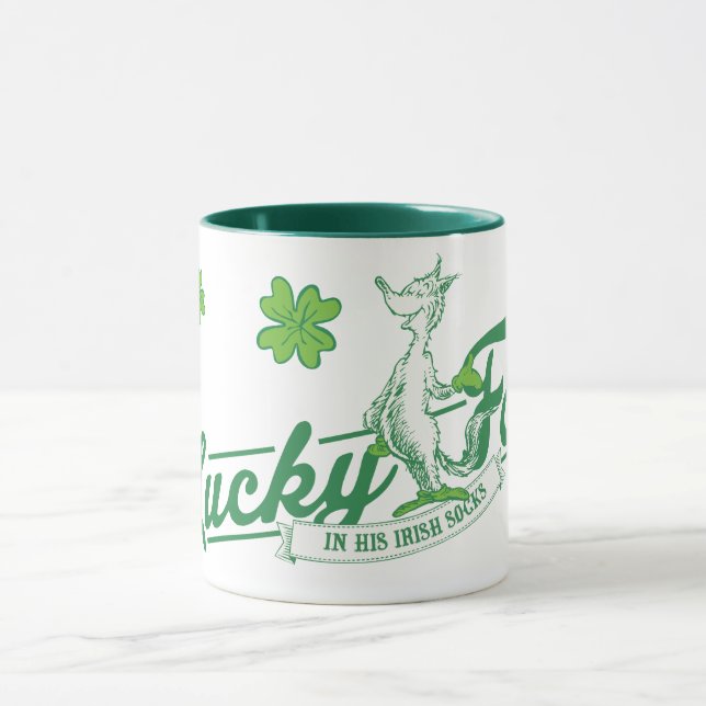 Caneca Dr. Seuss | Raposa Sortuda de Meias Irlandesas (Centro)