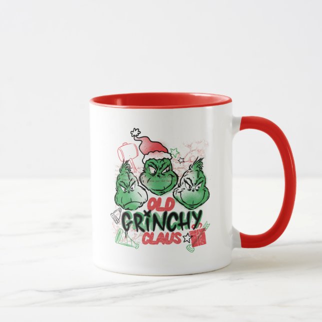 Caneca Dr. Seuss | Velho Grinch Claus (Direita)