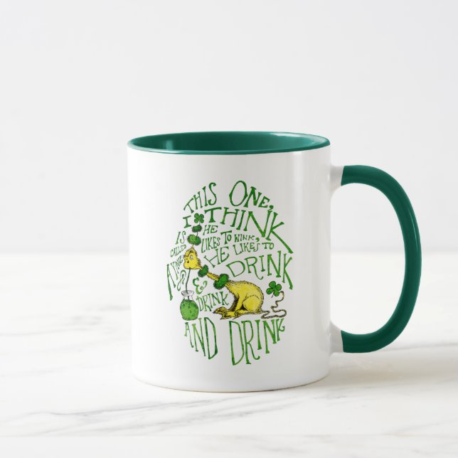 Caneca Dr. Seuss | Yink - Dia de São Patrício (Direita)