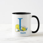 Caneca Dr. Seuss's ABC: Letter L - Blue | Add Your Name<br><div class="desc">This Dr. Seuss ABC: Letter L design is the perfect gift for a baby shower or your child's first or second birthday.  Personalize this design by adding your child's name or by changing the background color on the product.</div>