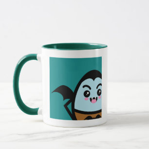 Caneca Drácula do Ovo Assustador - Dia das Bruxas   Adici