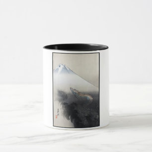 Caneca Dragão Ascendendo o Monte Fuji: Ryu Cultura Japone