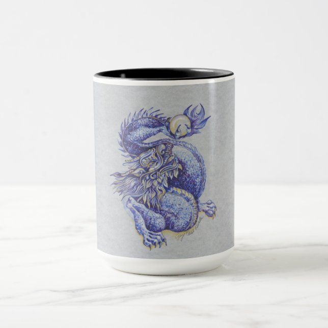 Caneca Dragão Azul (Centro)