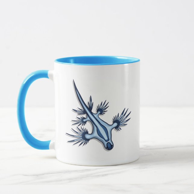 Caneca Dragão azul Nudibranch (Esquerda)