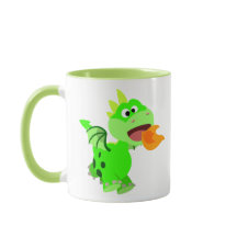 Dragão Bebê de Cartoon Cachorro