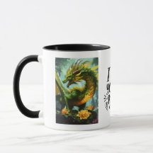 Dragão Blogueiro Místico Enchendo Seu Ritu Café
