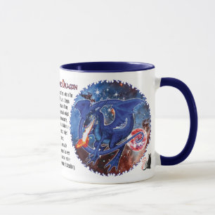Caneca Dragão Cósmico Azurite