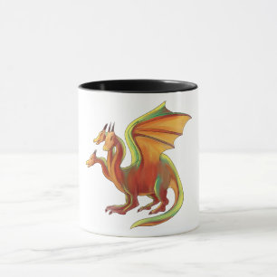 Caneca dragão de 3 cabeças