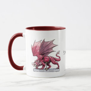Caneca Dragão de janeiro Birthstone - grandada