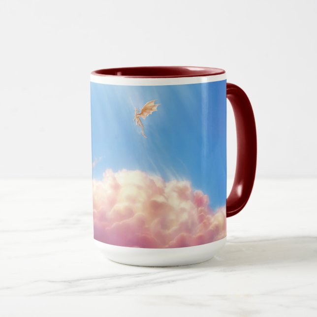 Caneca Dragão Dourado: Céus Arrasadores (Frente Esquerda)