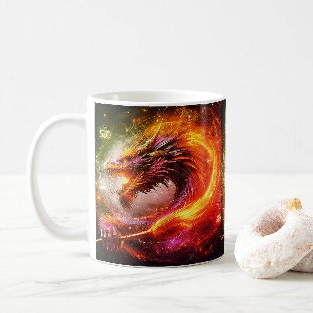 Caneca Dragão Místico, 325 ml (Com Donut)