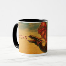 Dragão Personalizado Coffee Mug Cerâmico