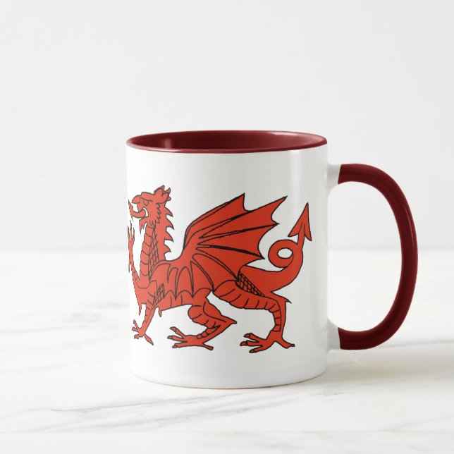 Caneca Dragão vermelho (Direita)