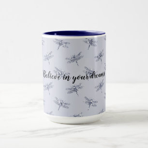 Caneca Dragões da Lavanda roxa