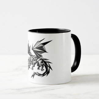 Caneca Dragón poligonal