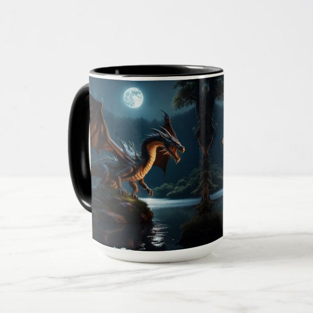 Caneca Dragon Winged: (Frente Esquerda)