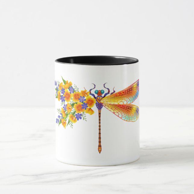 Caneca Dragonfly Amarelo (Centro)