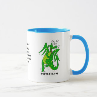 Caneca DragonLaffs.com - dragão de riso