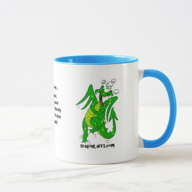 Caneca DragonLaffs.com - dragão de riso (Direita)