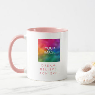 Caneca Dream Acredite em Obter Motivação de Cotação Perso