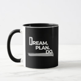 Caneca Dream Plan Do Execution Mindset