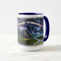 Dreamscape Delights Coffee Mugs Personalizáveis