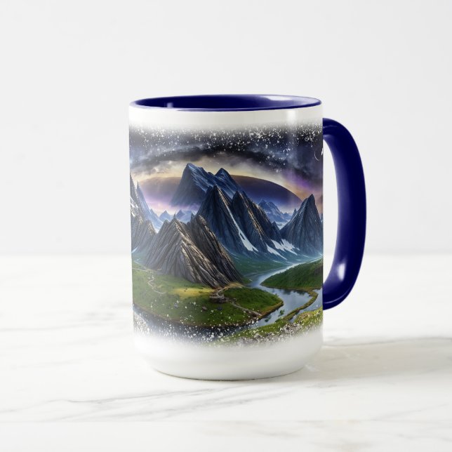 Caneca Dreamscape Delights Coffee Mugs Personalizáveis (Frente Esquerda)