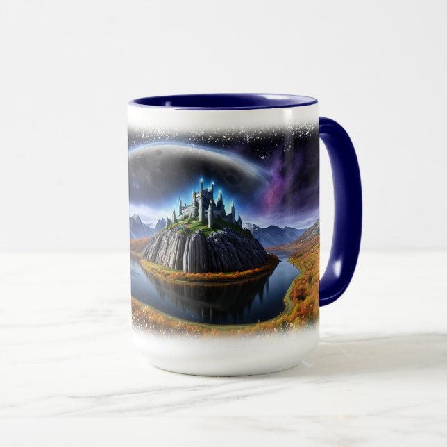 Caneca Dreamscape Delights Coffee Mugs Personalizáveis (Frente Esquerda)
