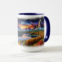 Dreamscape Delights Coffee Mugs Personalizáveis