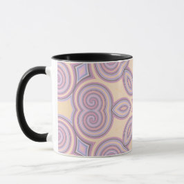 Caneca Dreamy Swirls - Padrão Psicodélico Pastel