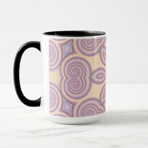 Caneca Dreamy Swirls - Padrão Psicodélico Pastel