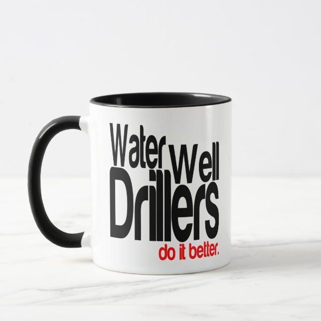 Caneca Drillers De Água Fazem Melhor (Esquerda)