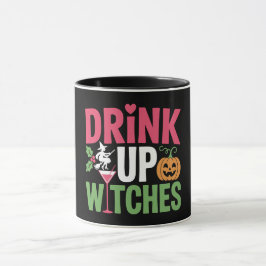 Caneca Drink Up Witches Colorful Halloween