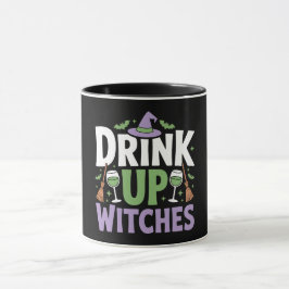 Caneca Drink Up Witches Halloween Party