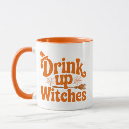 Caneca Drink Up Witches Retro Halloween