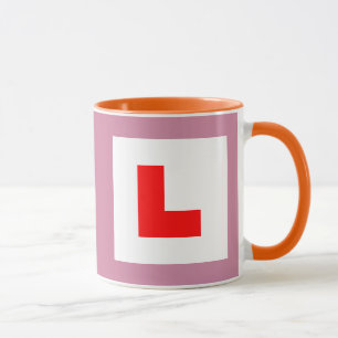 Caneca Driver De Aprendiz L-Plate / Bachelorette Hen Nigh