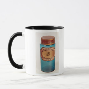 Caneca Drogue o frasco, com etiqueta para Anis Vert,
