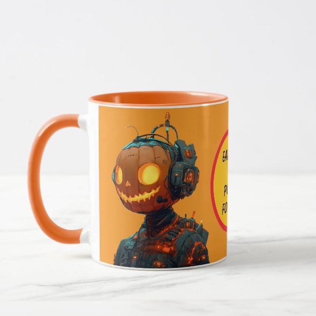 Caneca Dróide Abóbora (Esquerda)