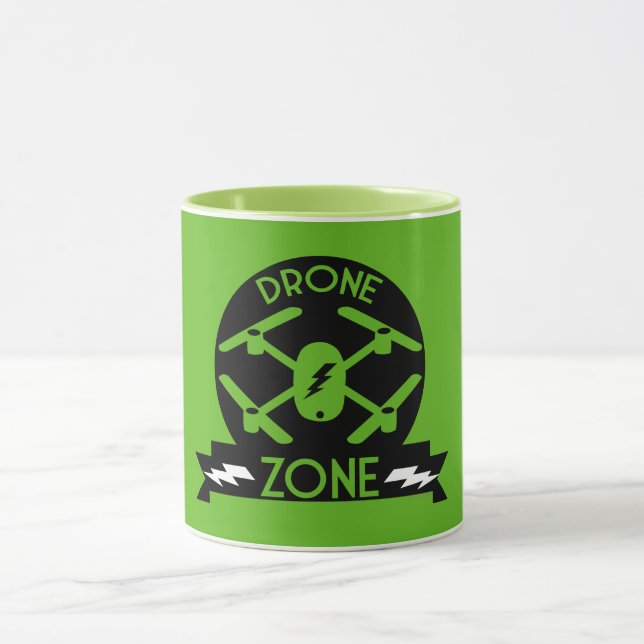 Caneca Drone Hobbyist | Piloto Drone | Fotografia | Raças (Centro)