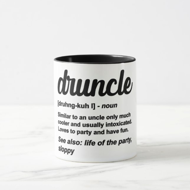 Caneca Druncle/Tio Definição (Centro)