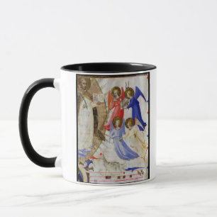 Caneca ds 558 f.67v St Dominic com quatro anjos musicais,
