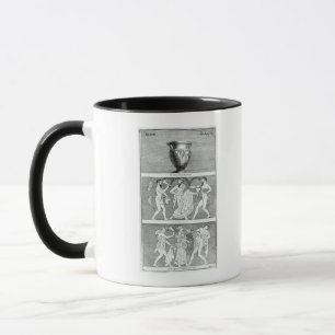 Caneca Duas cenas de um vaso de Etruscan